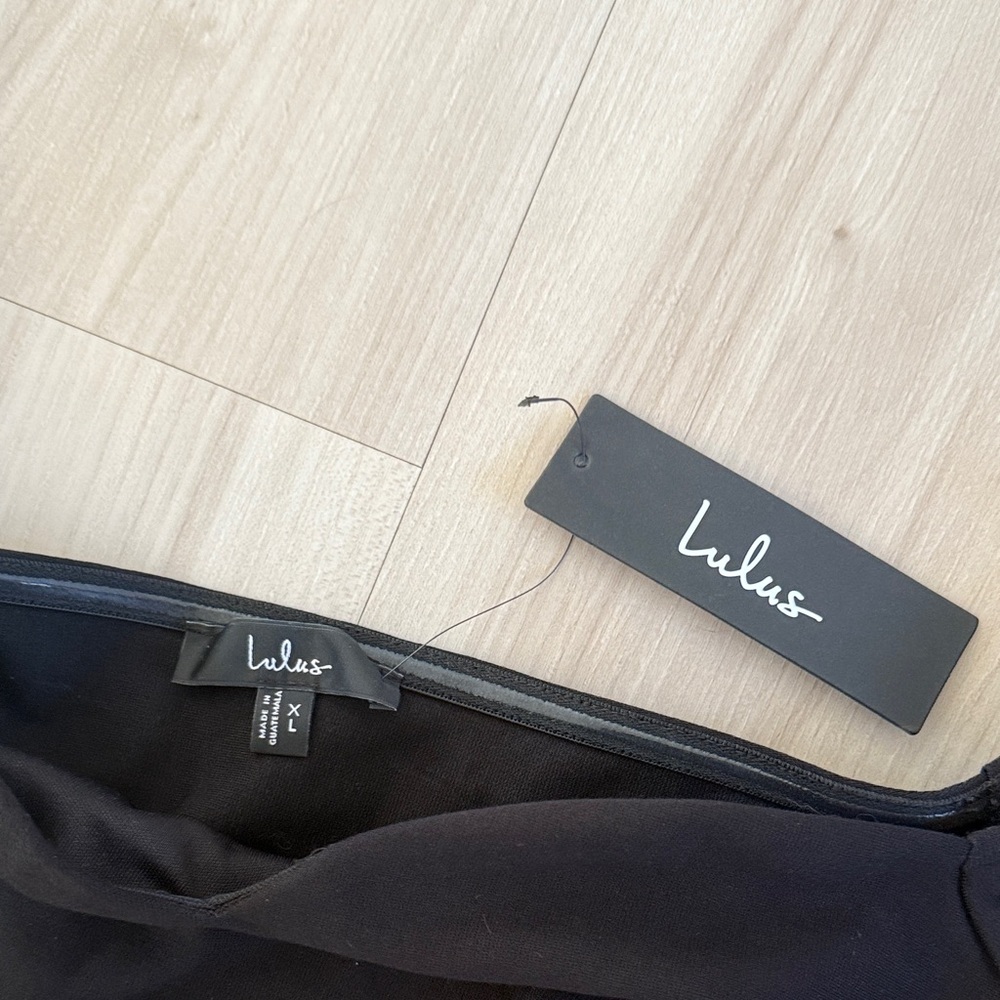 Lulu's Black High Low Dress - Picture 2 of 3